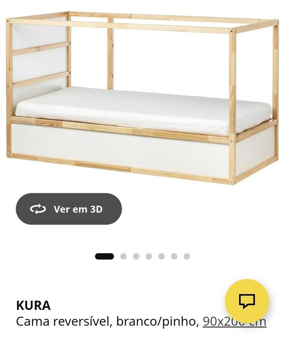 Cama crianca  Ikea Kura