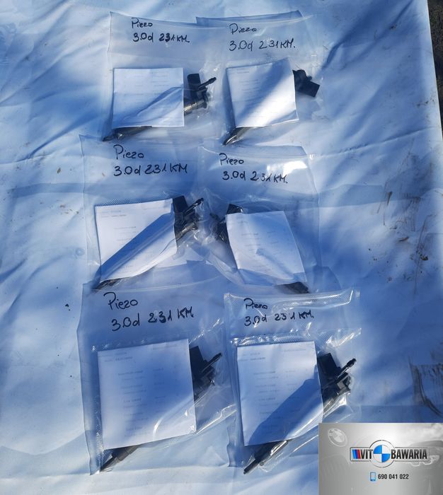 Wtryski piezo BMW E60  3.0D 231KM