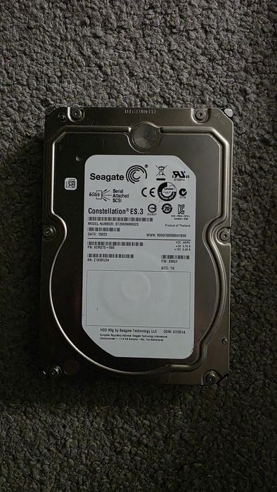 3 dyski SAS 2TB  100% sprawne