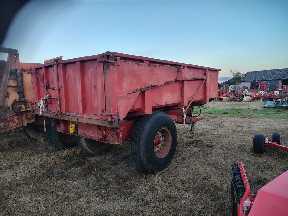 Przyczepa Skorupowa 8 ton skorupa 9, 10, 6t wywrotka jedno osiowa do obornika
