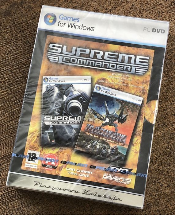 Gra Supreme Commander Złota Edycja Platynowa Kolekcja NOWA FOLIA PC