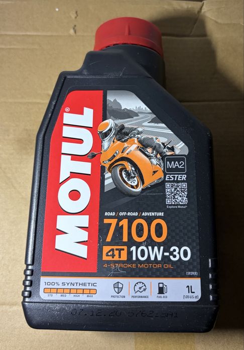 OLEO MOTUL 10W30 100% sintetico 1Litro MOTO