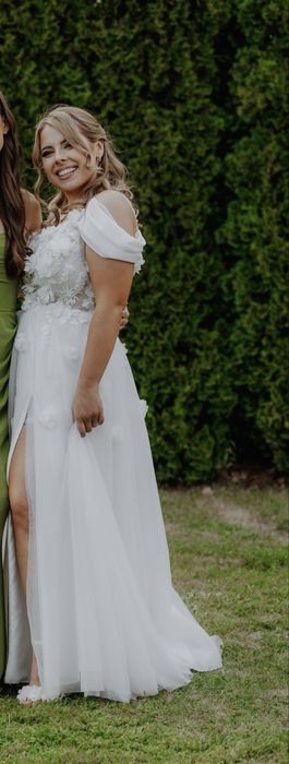 Suknia ślubna + długi welon