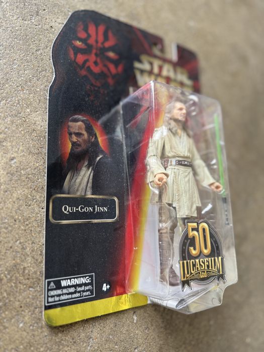 Star Wars Black Series 50º Aniversário, Qui-Gon Jinn, Novo Selado