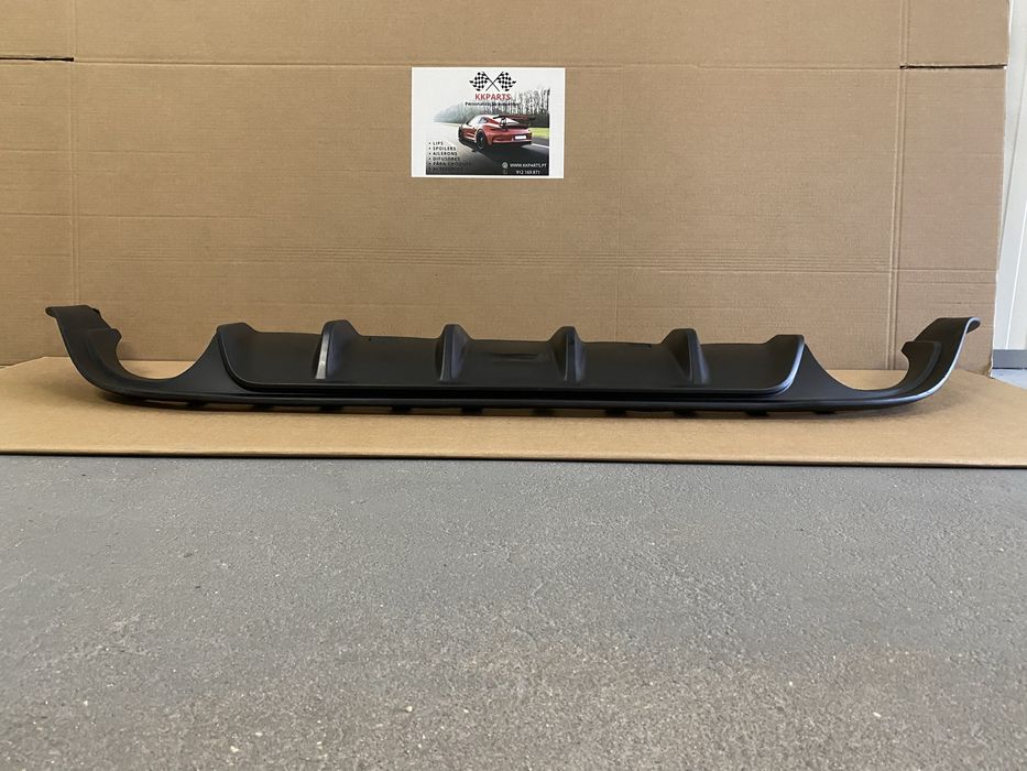 SPOILER DIFUSOR 4 SAÍDAS ESCAPE PALA ABA VW GOLF 7.5 TCR GTI R NORMAL