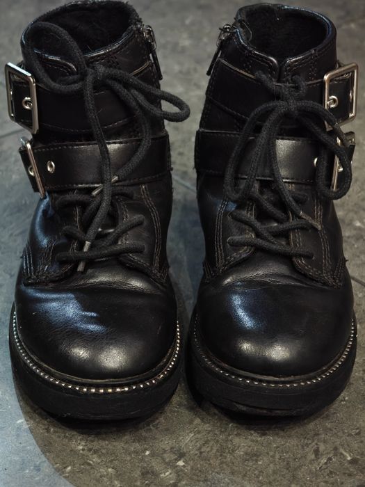 Buty jesienne trapery botki skórzane kozaki 29