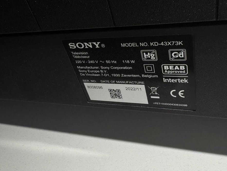 Telewizor 4K Sony KD-43X73K 43".