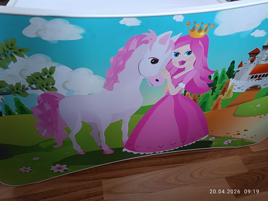 Łóżko dziecięce 160x80 dla dziewczynki