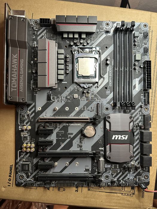 MSI Z270 Tomahawk + intel core i5 7600K