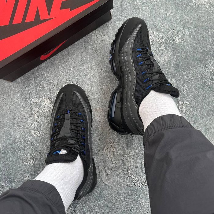 Nike Air Max 95 Black-Royal blue