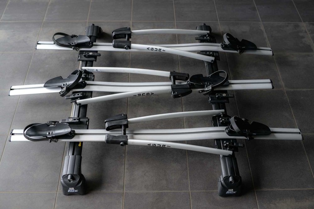 Bagażnik dachowy Inter Pack Quiet XT IR do Audi A4 B8 Avant + 3 uchwyty rowerowe Aguri Acuda II