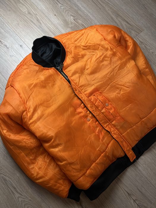 MA1 Vintage 90’s Ocieplany Dwustronny Ocieplany Bomber Bomberka