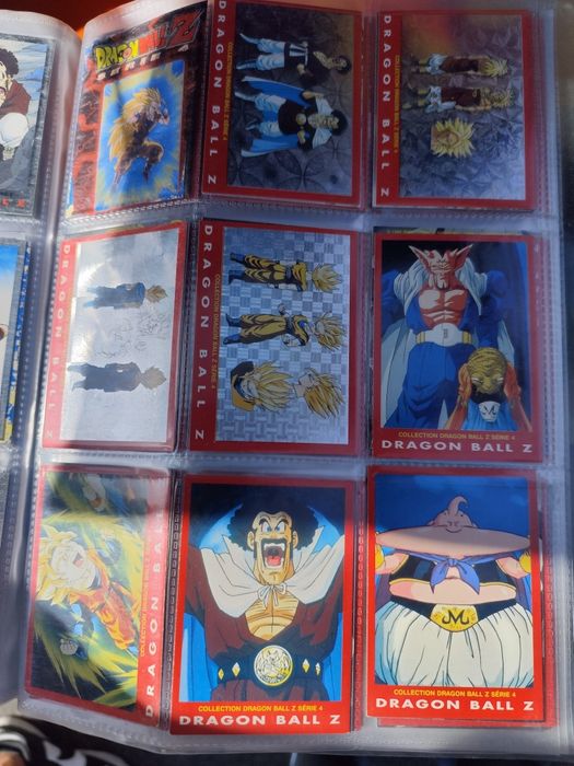 Cartas Dragon Ball Z primeiras edições