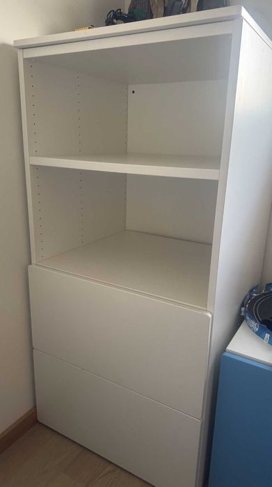 SMÅSTAD / PLATSA Estante, 2 gavetas, 60x57x123 cm