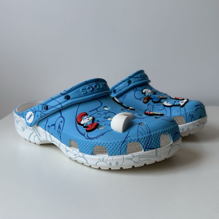 Chodaki klapki CROCS SMURFS CLASSIC CLOG K 38-39 J6 Smerfy prezent na Dzień Dziecka
