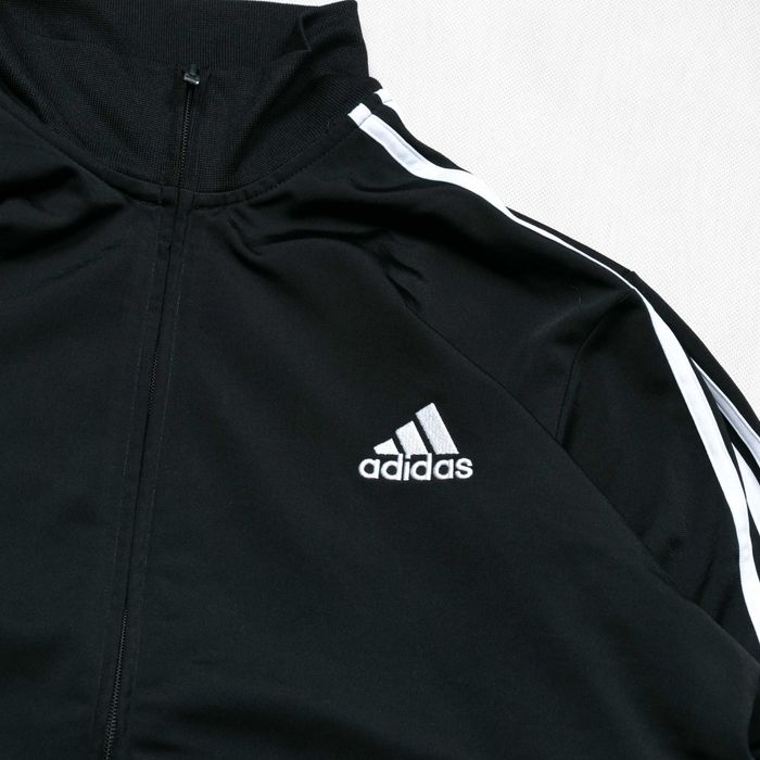 Adidas bluza dresowa z paskami stójka XL męska