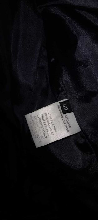 Casaco preto de pele genuína / marca Orix