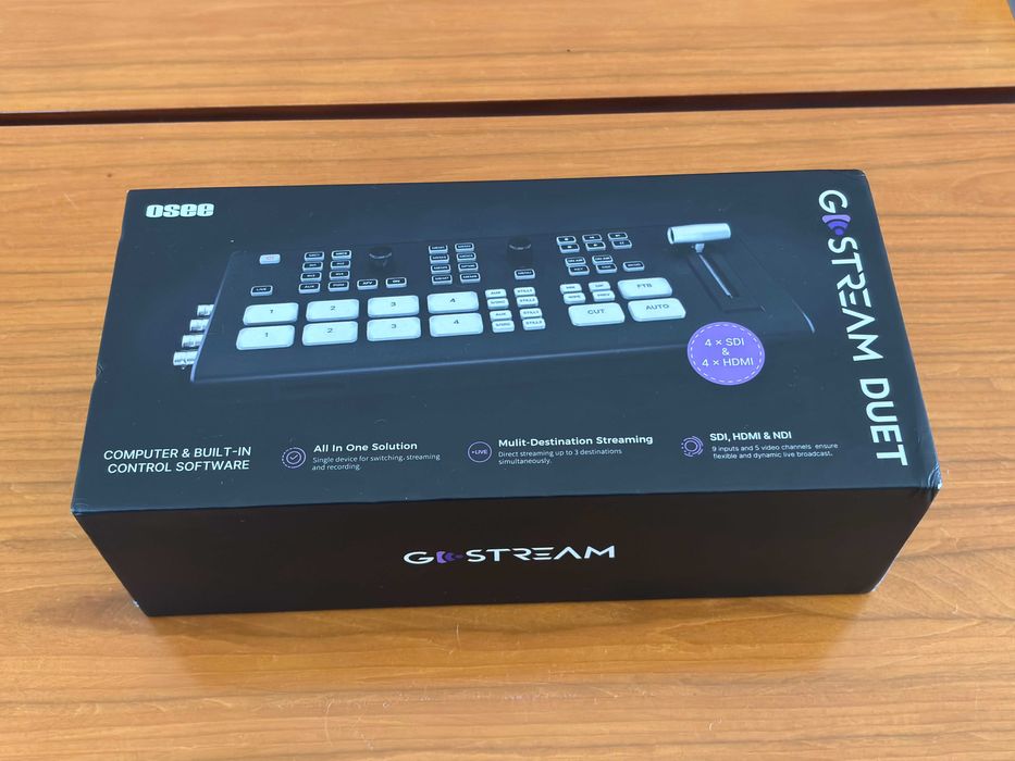 Mesa de mistura vídeo Osee GoStream Duet