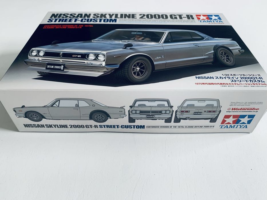 Samochód Nissan Skyline 2000 GT-R Street-custom model Tamiya 24335