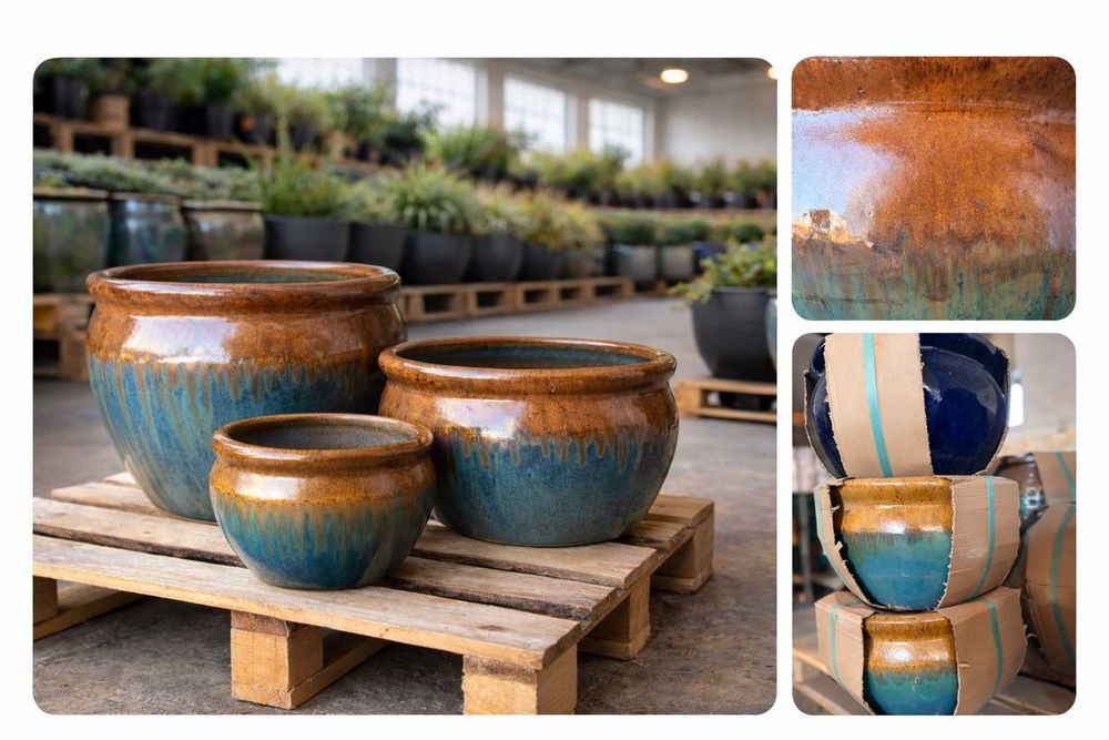 Donice Ceramiczne Mrozoodporne Ogrodowe