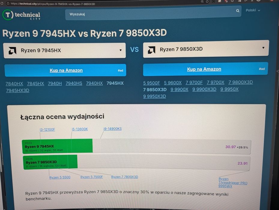 Komputer Gaming Custom Ryzen 9 / 9070 XT/32 RAM/4TB