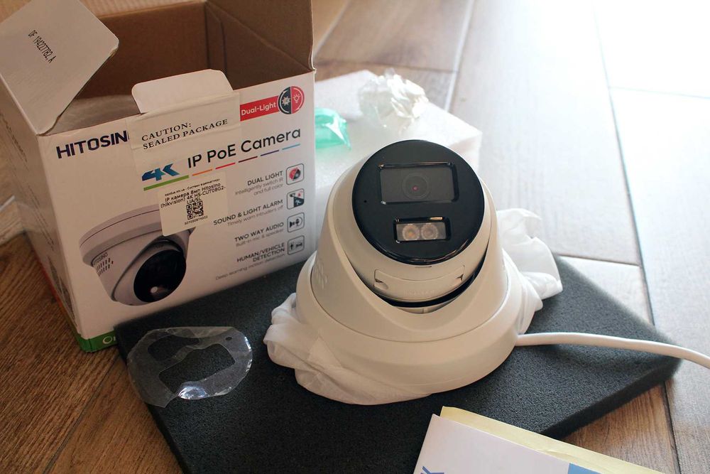 ip камера Hitosino/Hikvision 8мп HS-CUT08G2-LIA/SL• POE Микроф microSD