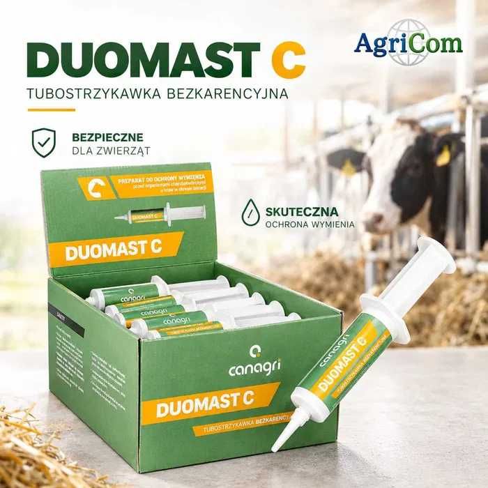 DuoMast C – preparat do higieny wymienia w okresie laktacji pakiet 30 sztuk