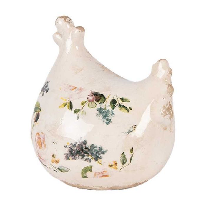 Kura Kurka ceramiczna w kwiaty Prowansja 6CE2404