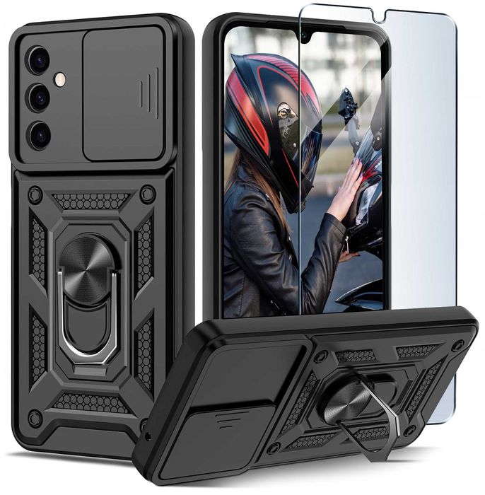 Etui Pancerne do Samsung Galaxy M15 5G + Szkło hartowane na ekran