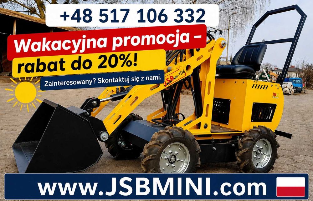 kombinerki aaaam MINI ŁADOWARKA KOŁOWA MS-L116 JSB