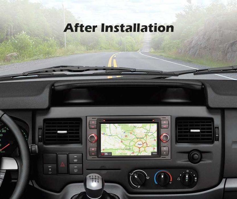 Radio FM RDS DAB+ GPS WiFi DVD USB Android CarPlay Ford Mondeo Focus