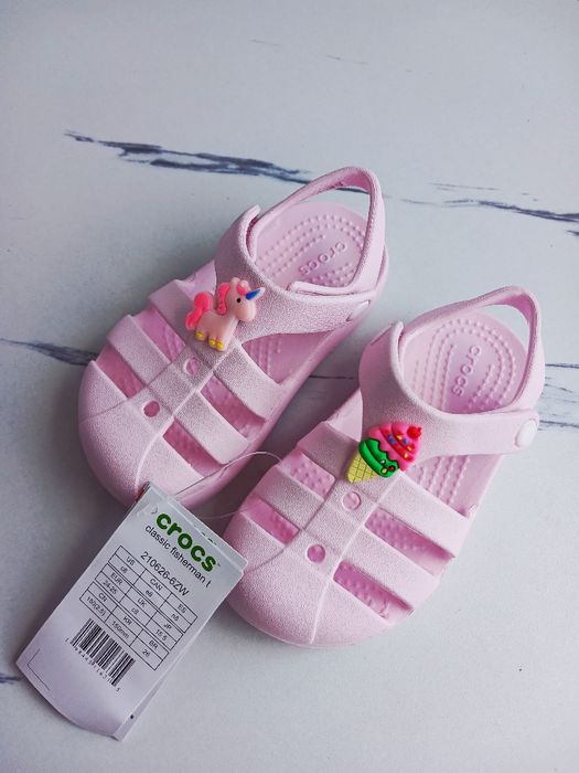 C8(24-25) ,C9(25-26) С10(26-27)   Босоніжки, сандалі CROCS з  Джибітсами