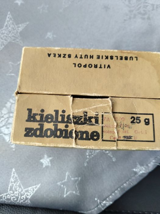 Kieliszki z PRL-U