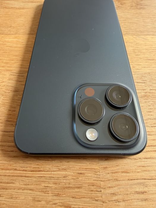 iPhone 15 pro max [256 GB] Niebieski Blue Titanium - Bat 87% - Gwarancja 12 MC - Pudełko - Faktura