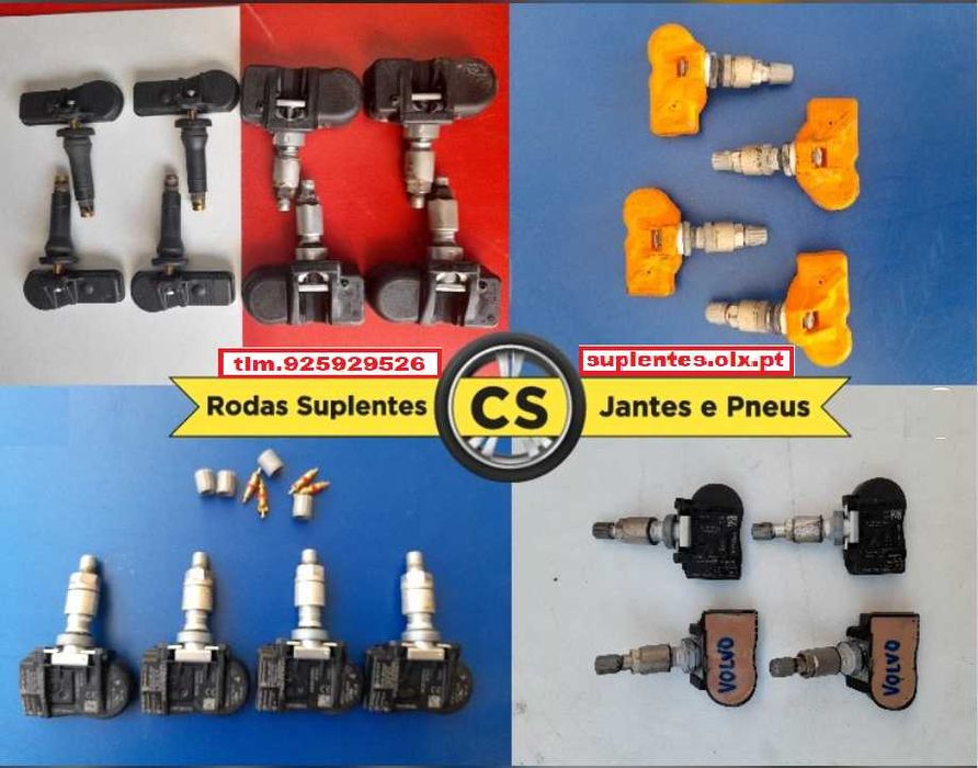 Válvulas sensor de pressão Pneu jante Mercedes Renault Nissan  Ford