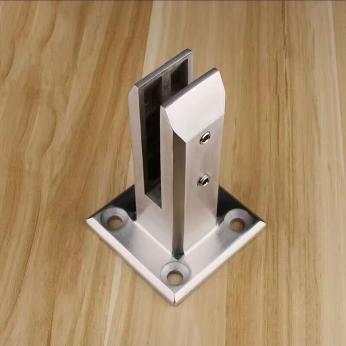 Suporte inox para varanda de vidro