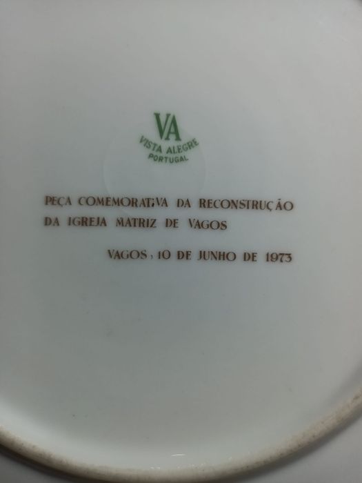 Prato Vista Alegre Palmiro Peixe 1973