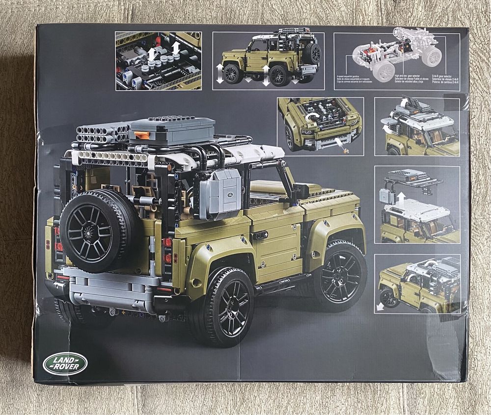 Конструктор Lego Technic Land Rover Defender,лего техник ленд ровер: 3 ...