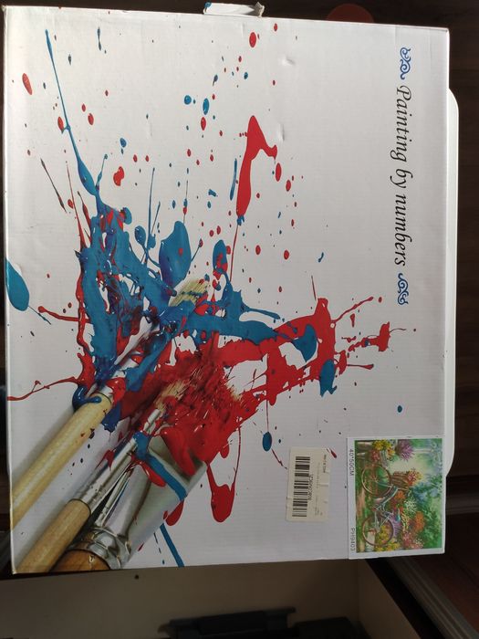 Obraz, Malowanie po numerach zaczęte