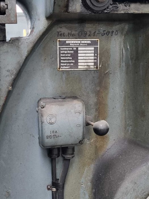 Prasa mimośrodowa do metalu EBU 25