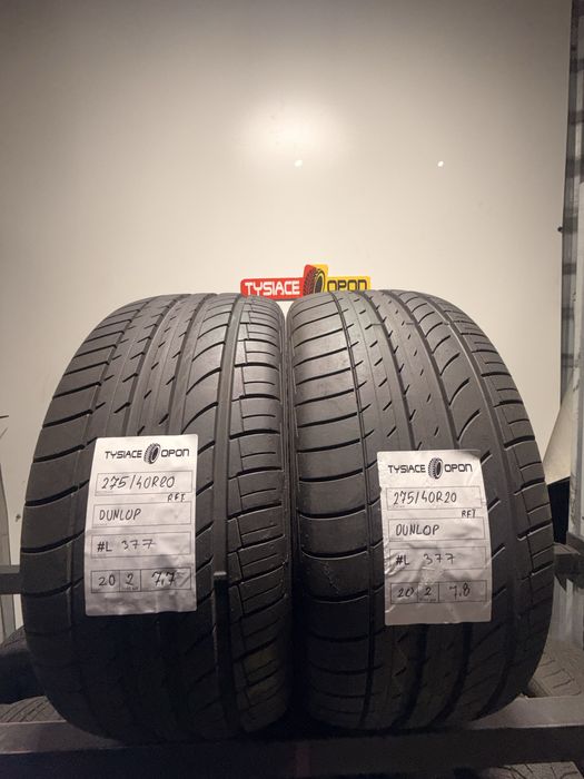275/40/20 dunlop sp sportmaxx 7,7mm dot 2020 #L377