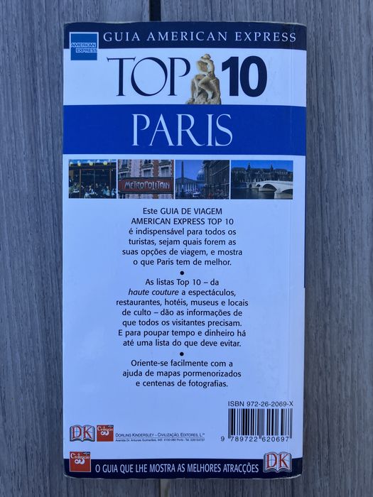 Guia TOP 10 Paris da DK