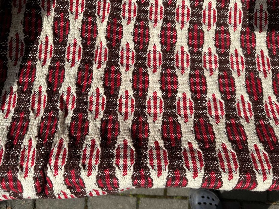 Narzuta wełniana nowa dwustronna