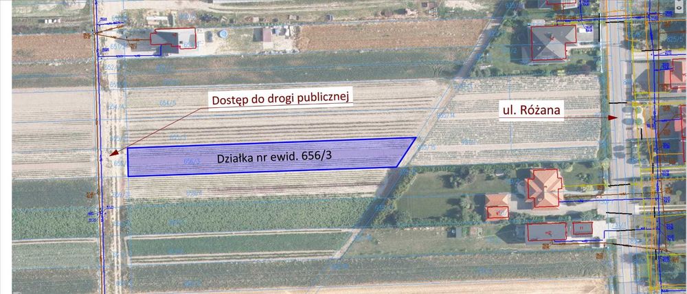 Działka budowlana  - 6 km od Puław