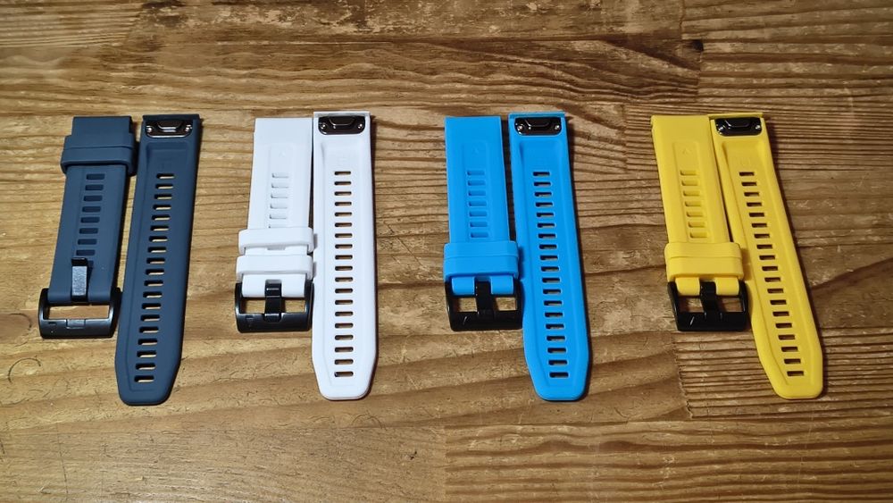 Ремінці для годинника. 22мм. Силіконові.