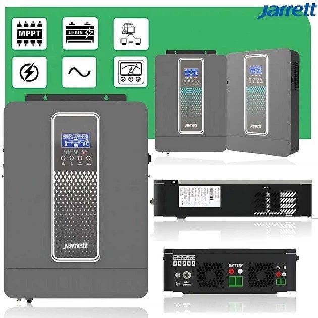 Гібридний автономний інвертор Jarrett 3000W 24V чиста синусоіда 3кВт