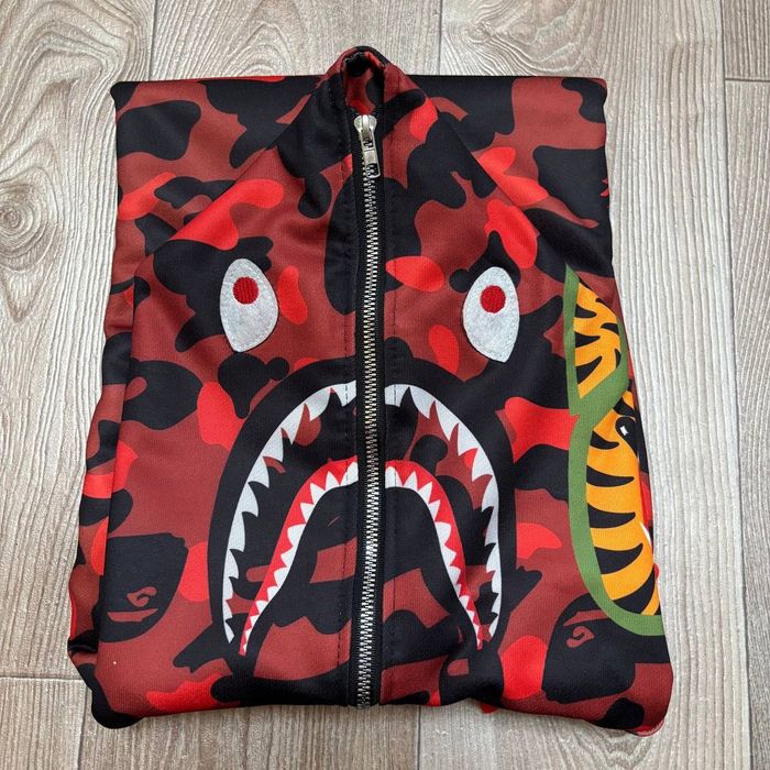 ‼️Кофта Bape Shark‼️ Худі бейп, кофта акула, червона кофта, Y2K, streetwear ‼️