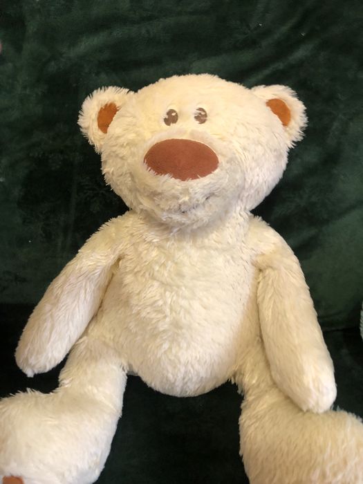 плюшеві ведмедики (білий і блакитний)