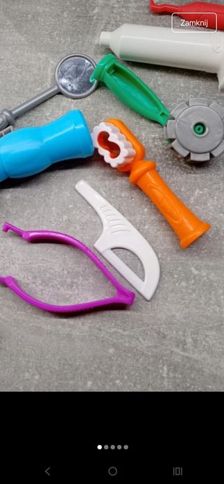 Zestaw Play-Doh dentysta (niekompletny)