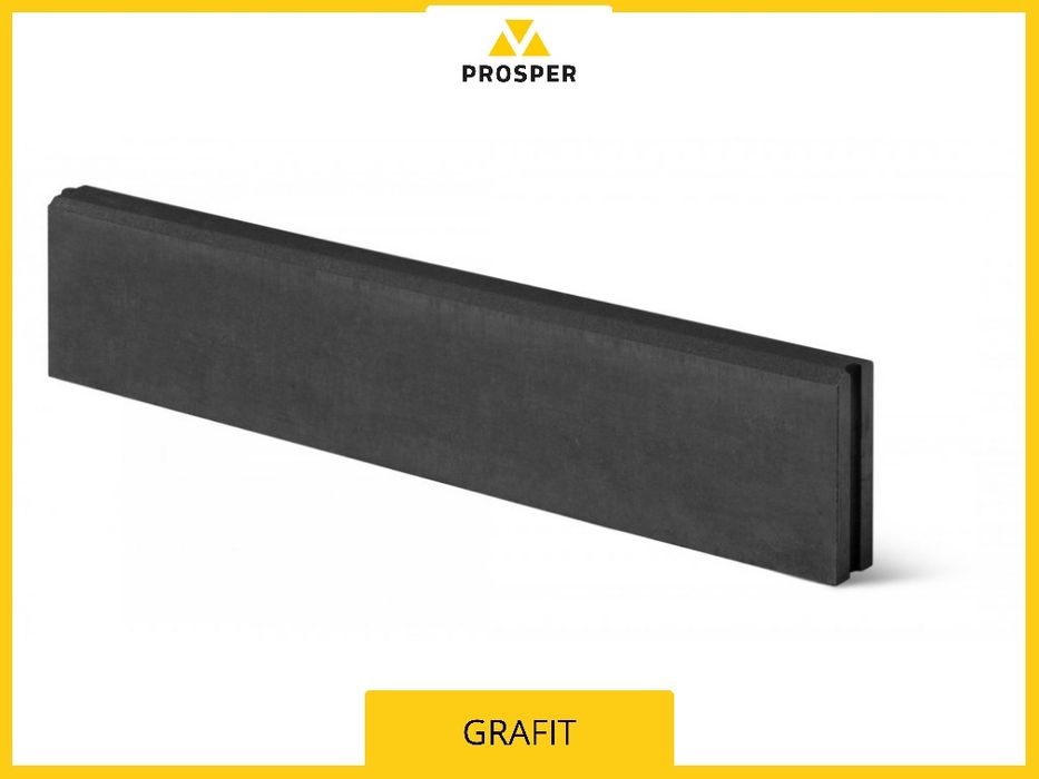 Obrzeże chodnikowe betonowe 100x20x6 pióro wpust krawężnik